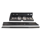 1967 El Camino Classic Dash Panel Carbon Fiber w/ Auto Meter American Muscle Gauges Image