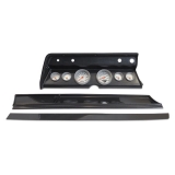 1967 El Camino 6 Gauge Panel Carbon Fiber With Auto Meter Ultra-Lite Gauges Image