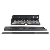 1967 El Camino 6 Gauge Panel Carbon Fiber With Auto Meter Sport-Comp Mechanical Gauges Image