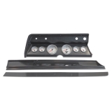 1967 El Camino 6 Gauge Panel Carbon Fiber With Auto Meter Ultra-Lite Ii Gauges Image