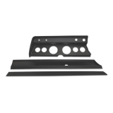 1967 Chevelle Dash Panel Black 6 Holes No Gauges Image
