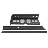 1967 El Camino Classic Dash Panel Black w/ Auto Meter Mech. Ultra-Lite Gauges Image