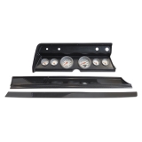 1967 El Camino Classic Dash Panel Carbon Fiber w/ Auto Meter Ultra-Lite Mech. Gauges Image