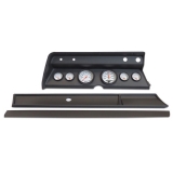 1967 Chevelle Classic Dash Panel Black w/ Auto Meter Mech. Phantom Gauges Image