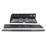 1967 Chevelle Classic Dash Panel Carbon Fiber w/ Auto Meter Sport-Comp Gauges Image