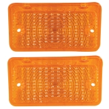 1970 Chevelle Malibu Amber Parking Lamp Lens Set Image