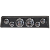 1966-1967 Nova Classic Dash Panel Black w/ Auto Meter American Muscle Gauges Image