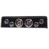 1966-1967 Nova Classic Dash Panel Carbon Fiber w/ Auto Meter American Muscle Gauges Image