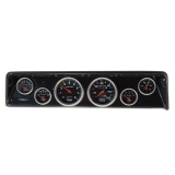 1966-1967 Nova 6 Gauge Panel Carbon Fiber With Auto Meter Sport-Comp Mechanical Gauges Image