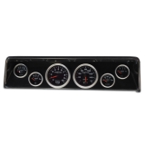 1966-1967 Nova 6 Gauge Panel Carbon Fiber With Auto Meter Sport-Comp 2 Gauges Image