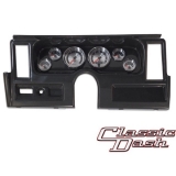 1977-1979 Nova Classic Dash Panel Carbon Fiber w/ Auto Meter American Muscle Gauges w/ Side Vents Image