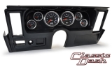 1977-1979 Nova Classic Dash Panel Carbon Fiber w/ Auto Meter Cobalt Gauges w/ Side Vents Image