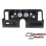 1977-1979 Nova Classic Dash Panel Carbon Fiber w/ Auto Meter Phantom Gauges w/ Side Vents Image