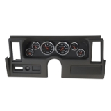 1977-1979 Nova Classic Dash Panel Black w/ Auto Meter Mech. Sport-Comp Gauges w/ Side Vents Image