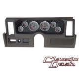 1977-1979 Nova Classic Dash Panel Black w/ Auto Meter Ultra-Lite 2 Gauges w/ Side Vents Image