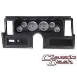 1977-1979 Nova Classic Dash Panel Carbon Fiber w/ Auto Meter Ultra-Lite 2 Gauges w/ Side Vents Image