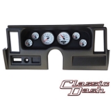 1977-1979 Nova Classic Dash Panel Black w/ Auto Meter Phantom 2 Gauges w/ Side Vents Image