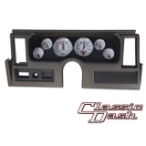 1977-1979 Nova Classic Dash Panel Black w/ Auto Meter C2 Gauges w/ Side Vents Image