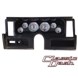 1977-1979 Nova Classic Dash Panel Carbon Fiber w/ Auto Meter C2 Gauges w/ Side Vents Image