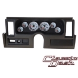 1977-1979 Nova Classic Dash Panel Black w/ Auto Meter NV Gauges w/ Side Vents Image