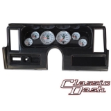 1977-1979 Nova Classic Dash Panel Carbon Fiber w/ Auto Meter NV Gauges w/ Side Vents Image