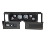 1977-1979 Nova Classic Dash Panel Black w/ Auto Meter Mech. Phantom Gauges w/ Side Vents Image