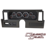 1977-1979 Nova Classic Dash Panel Black w/ Auto Meter Sport-Comp Gauges w/ Side Vents Image