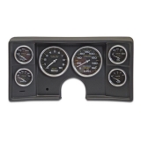 1978-1981 Chevrolet Classic Dash Kit Black w/ Autometer Carbon Fiber Image