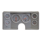 1982-1983 Malibu Classic Dash Kit Brushed Aluminum w/ Autometer Ultra Image