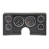 1982-1988 El Camino Classic Dash Kit Black w/ Autometer Carbon Fiber Image