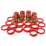 1965-1977 Chevelle Poly Rear Control Arm Bushing Kit Red Image
