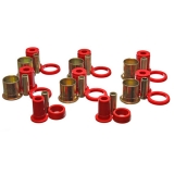 1964 El Camino Poly Graphite Rear Control Arm Bushing Kit Red Image