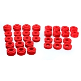 1968-1972 Chevelle Polyurethane Body Mount Kit Coupe, Red: 3-4115R Image