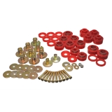 1968-1972 Chevelle Coupe Energy Suspension Polyurethane Body Mount Set, Red Image