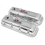 1967-1981 Camaro Big Block Turbo Jet Finned Aluminum Valve Covers Image