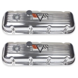 1978-1988 Cutlass Big Block 502 Turbo Jet Finned Aluminum Valve Covers Image