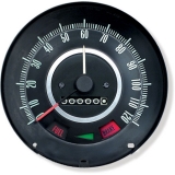 1967 Chevrolet Speedometer With Speed Warning Image