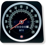 1969 Camaro Speedometer 120 Mph Image