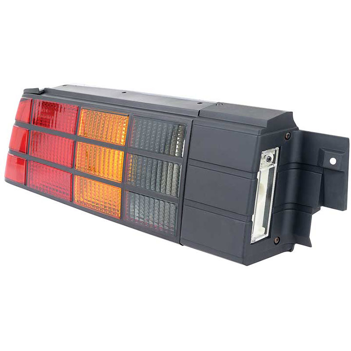 1985-1992 Chevrolet Tail Lamp Assembly Left Side With Black Grid Pattern