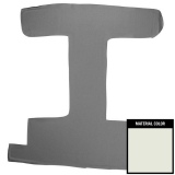1974-1981 Camaro Molded T-Top Headliner, White/Oyster Perforated Grain Image