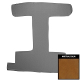 1974-1981 Camaro Molded T-Top Headliner, Camel/Dark Saddle Perforated Grain Image