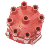 1964-1974 Nova Red Distributor Cap With Correct Logo Image