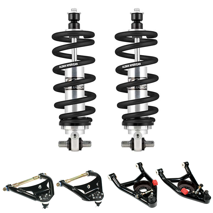 1968-1972 El Camino Ground Up Front Suspension Kit Featuring Aldan American Coil-Overs, Small Block