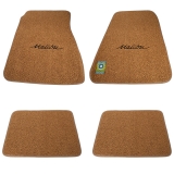 1968-1973 Chevelle ACC Carpeted Floor Mats Malibu Logo 11 Medium Saddle Image