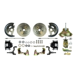 1967-1969 Camaro Front Disc Brake Conversion Kit, 11 Inch Booster, Black Show N' Go Image