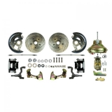 1967-1972 El Camino Front Disc Brake Conversion Kit, 11 Inch Booster, Black Show N' Go Image