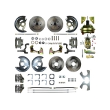 1964-1972 El Camino 4 Wheel Disc Brake Kit, 9 Inch Booster Image