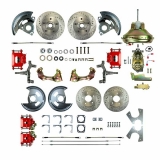 Disc Brake Conversion Kits, 4 Wheel Disc w/ 2 Inch Drop Spindle