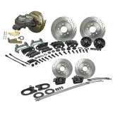 Disc Brake Conversion Kits, 4 Wheel TRSD Signature Big Brakes, 2 Inch Drop