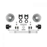 1970-1974 Camaro Signature Rear Disc Brake Conversion Kit, Black Show N' Go, Staggered Shocks